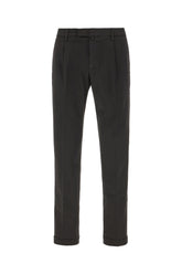 Black stretch cotton pants -  | Wise