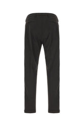 Black stretch cotton pants -  | Wise