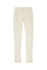 Ivory stretch cotton pants -  | Wise