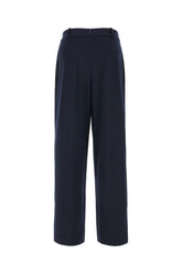 Pantalone in cotone stretch blu navy -  | Wise