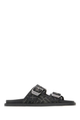 Embroidered canvas Fendi Feel sandals -  | Wise