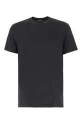 Black lyocell blend t-shirt -  | Wise