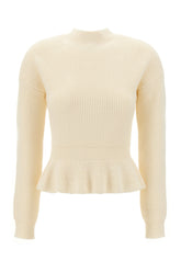 Ivory wool sweater -  | Wise