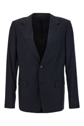 Midnight blue wool blazer -  | Wise