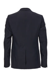 Midnight blue wool blazer -  | Wise