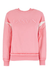 Pink cotton oversize sweatshirt -  | Wise