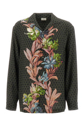 Embroidered silk shirt -  | Wise