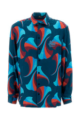 Printed silk shirt -  | Wise