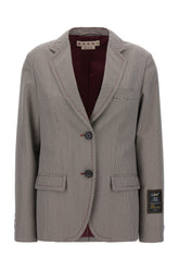 Embroidered wool blend blazer -  | Wise