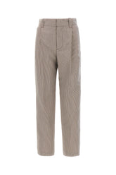 Pantalone in misto lana ricamata -  | Wise