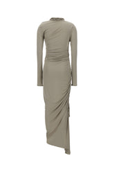 Grey viscose dress -  | Wise