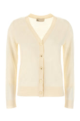 Cardigan in misto lana crema -  | Wise