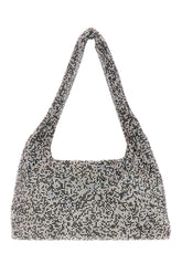 Embellished fabric Crystal Mesh shoulder bag -  | Wise