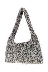 Embellished fabric Crystal Mesh shoulder bag -  | Wise