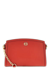 Red leather crossbody bag -  | Wise