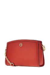 Red leather crossbody bag -  | Wise