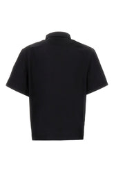 Black stretch poplin shirt -  | Wise