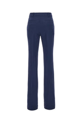 Pantalone in misto triacetato blu navy -  | Wise