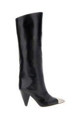 Black leather Lilezio boots -  | Wise