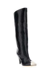 Black leather Lilezio boots -  | Wise