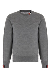 Grey wool blend sweater -  | Wise