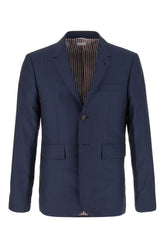 Blue wool blazer -  | Wise