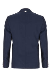 Blue wool blazer -  | Wise