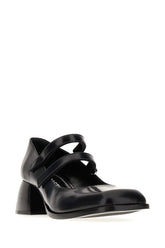 Black leather Bulla Bacara pumps -  | Wise