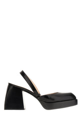 Black leather Bulla Jones pumps -  | Wise