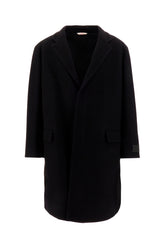 Cappotto in misto lana nera -  | Wise