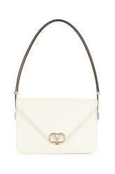 Ivory nappa leather Letter Bag shoulder bag -  | Wise