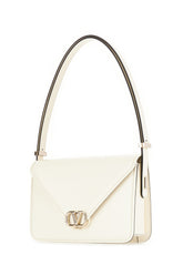 Ivory nappa leather Letter Bag shoulder bag -  | Wise