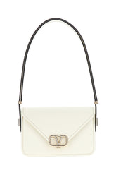 Ivory nappa leather small Letter Bag shoulder bag -  | Wise