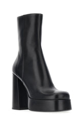 Black leather Aevitas ankle boots -  | Wise