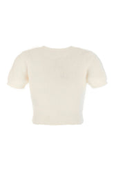 White angora blend sweater -  | Wise