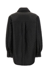 Camicia in simil pelle nera -  | Wise