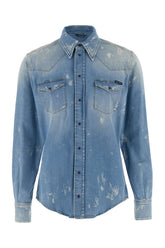 Stretch denim shirt -  | Wise