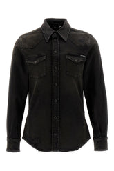 Slate stretch denim shirt -  | Wise