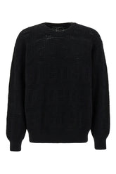 Black wool oversize sweater -  | Wise