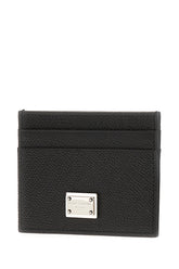 Black leather card holder -  | Wise