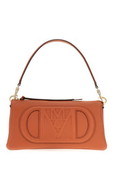 Caramel leather small Travia shoulder bag -  | Wise