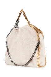 Ivory synthetic fur Falabella handbag -  | Wise