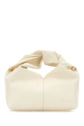 Ivory leather mini Twister handbag -  | Wise