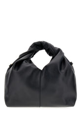 Black leather mini Twister handbag -  | Wise