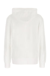 White cotton blend oversize sweatshirt -  | Wise