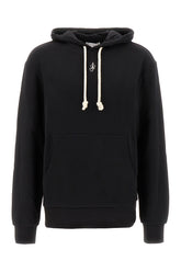 Black cotton blend oversize sweatshirt -  | Wise