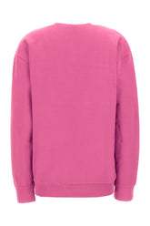 Pink cotton oversize sweatshirt -  | Wise