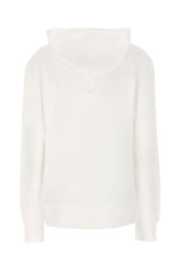 White cotton blend oversize sweatshirt -  | Wise