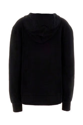 Black cotton blend oversize sweatshirt -  | Wise