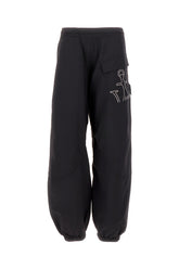 Pantalone cargo in nylon nero -  | Wise